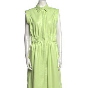 HOUSE OF HARLOW 1960 Midi Shirt Dress Size S - Citrus / Mint / LimeGreen